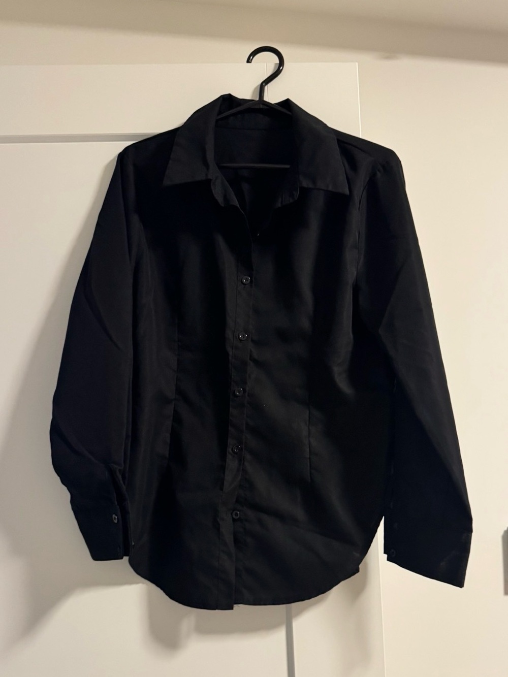 Classic Black Men's Dress Shirt